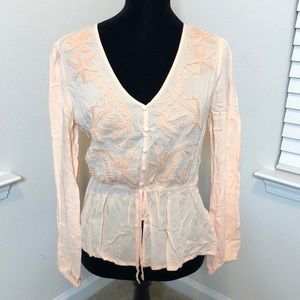 NWT‼️ Peach Long-Sleeve Top